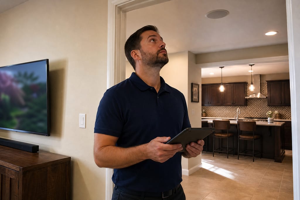 Testing across rooms photo