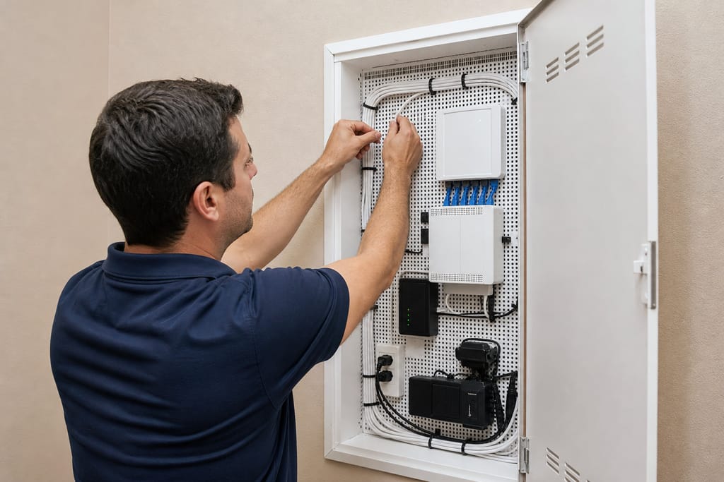 Wiring and panel work photo